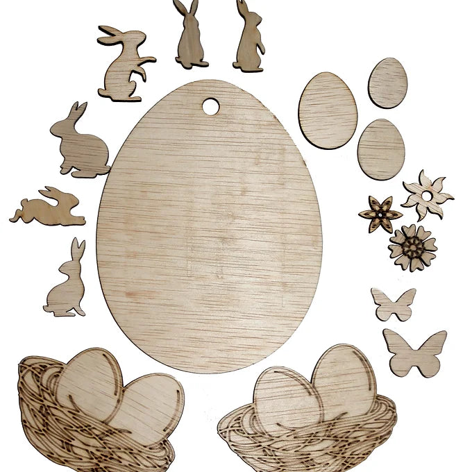 Set decorativ - Ou de Paște - model 2