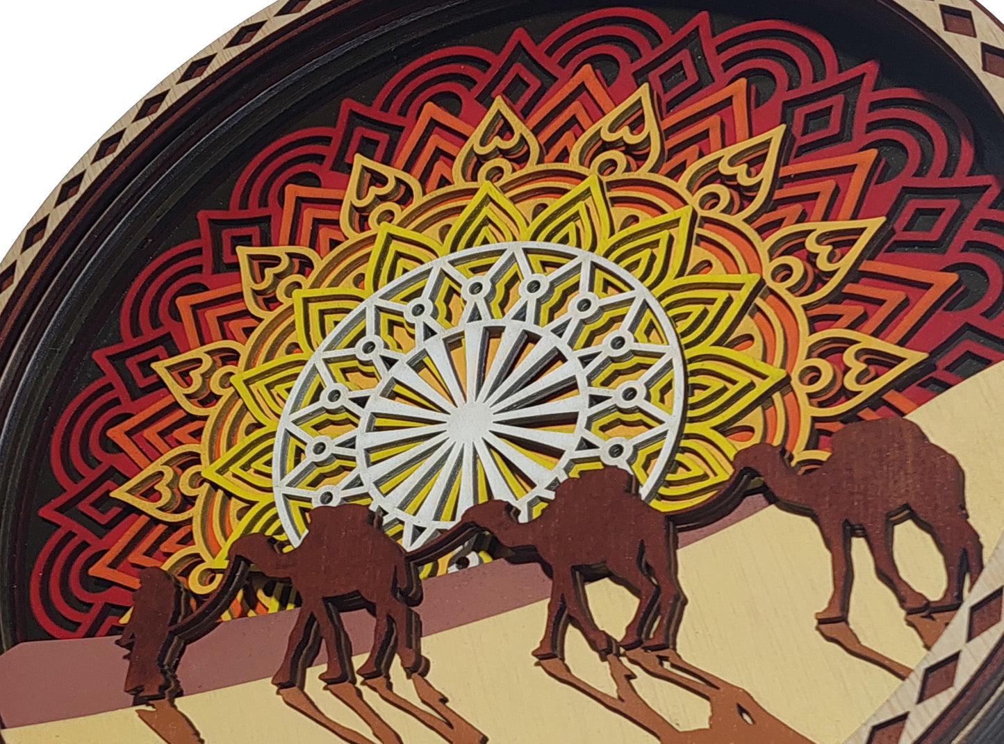 Caravanserai - mandala din lemn