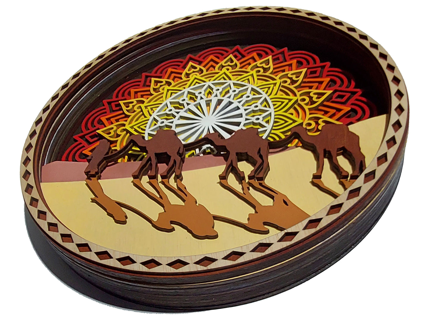 Caravanserai - mandala din lemn