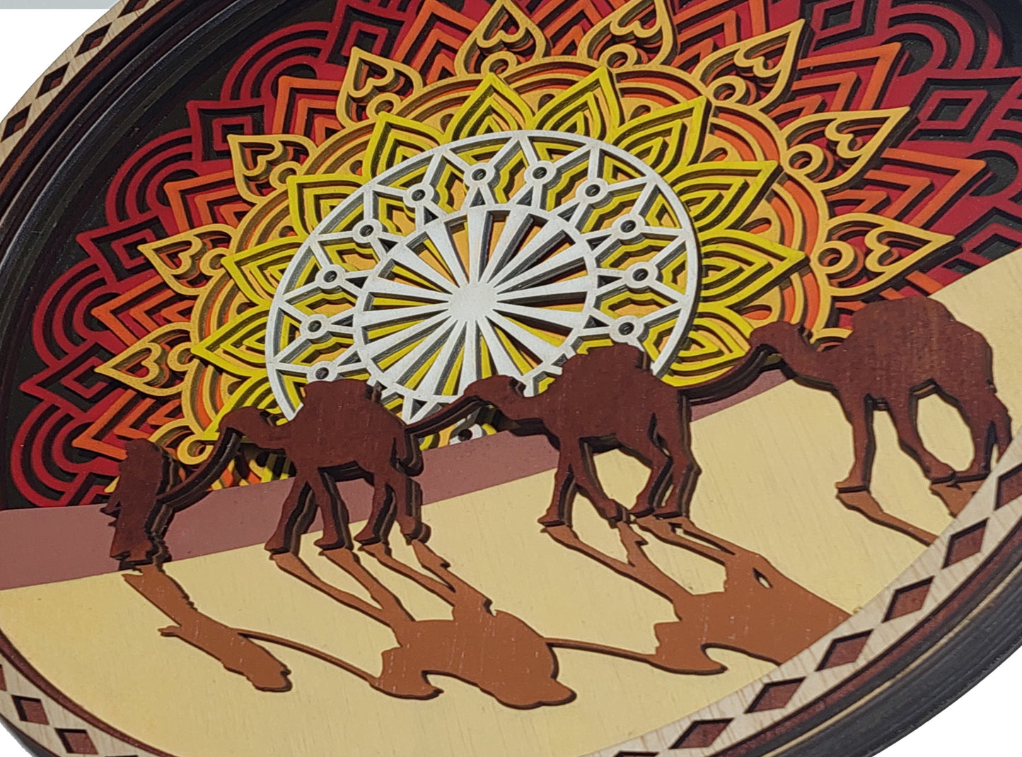 Caravanserai - mandala din lemn