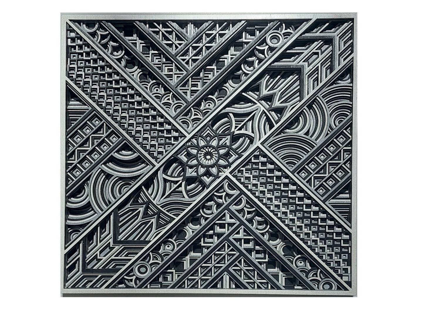 Hermes - mandala din lemn