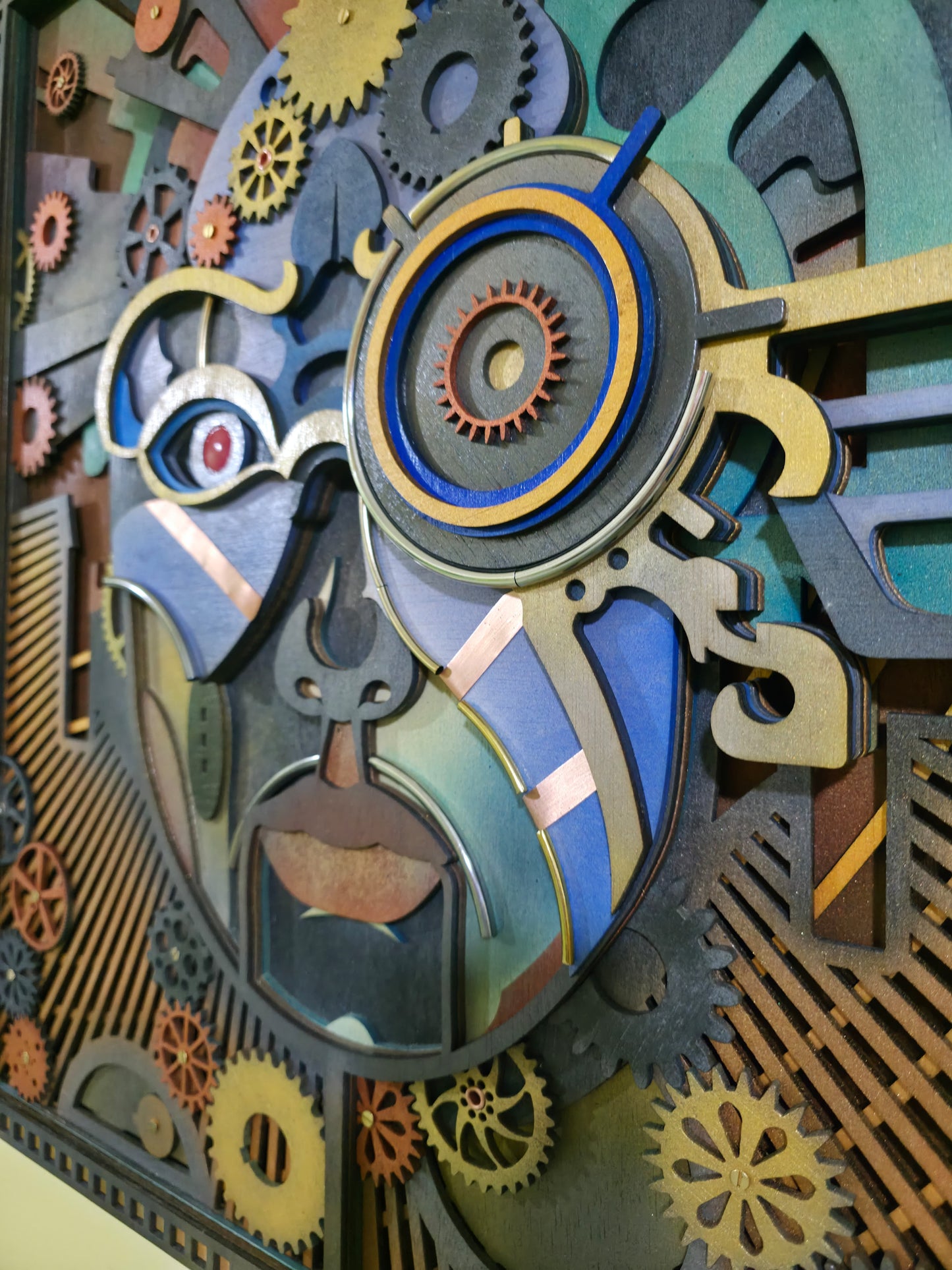 Tablou tridimensional Steampunk man