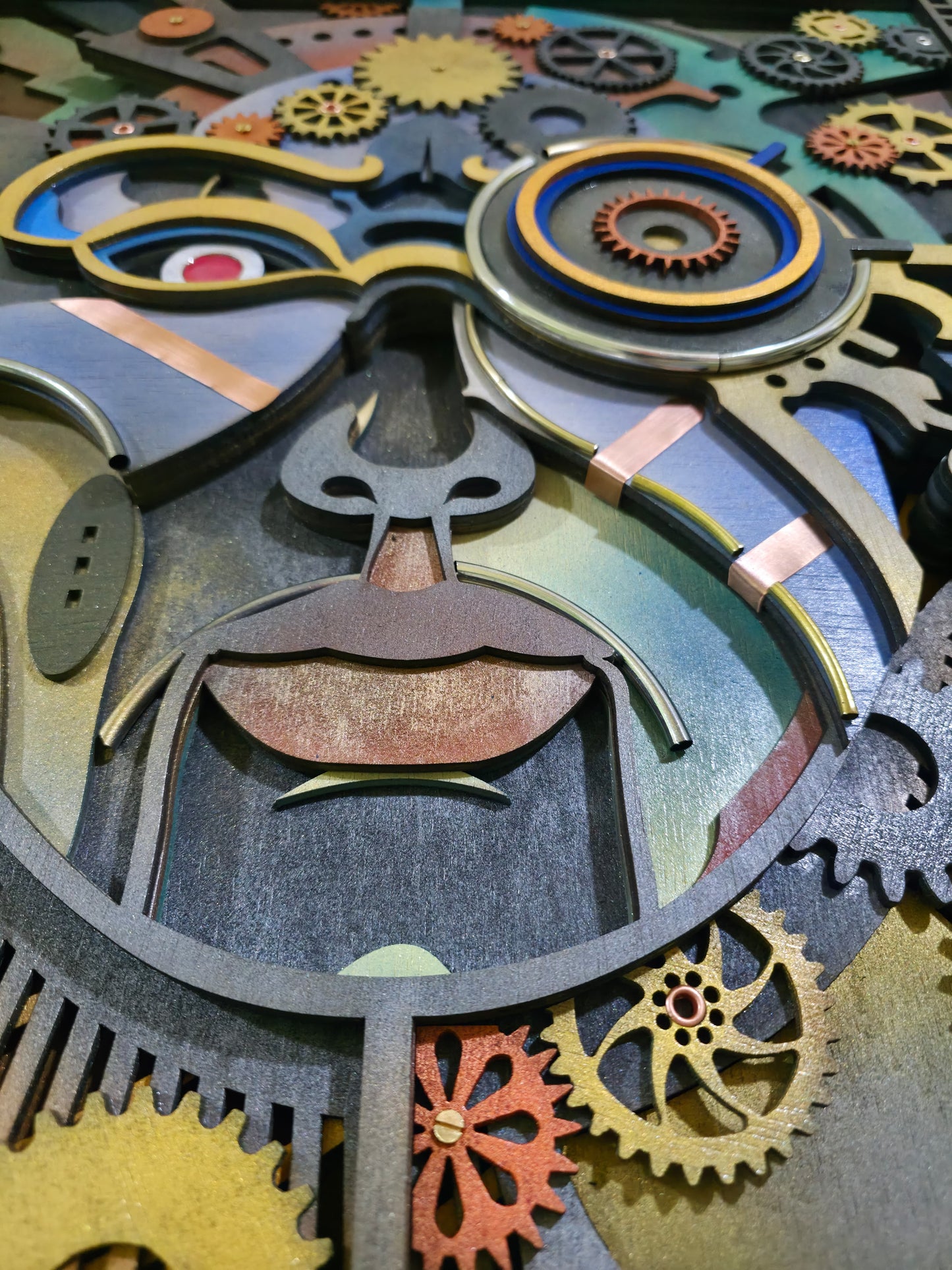Tablou tridimensional Steampunk man