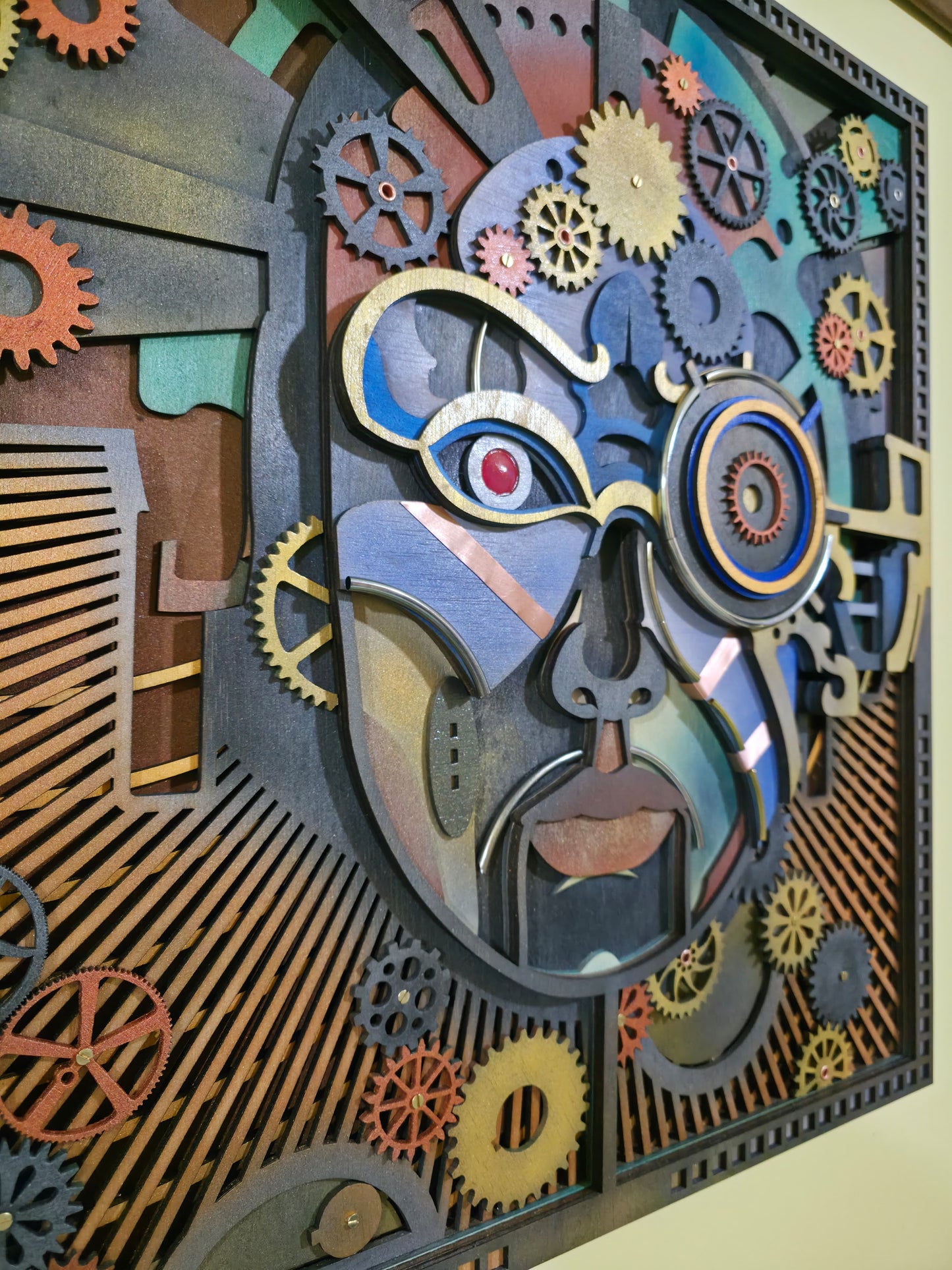 Tablou tridimensional Steampunk man