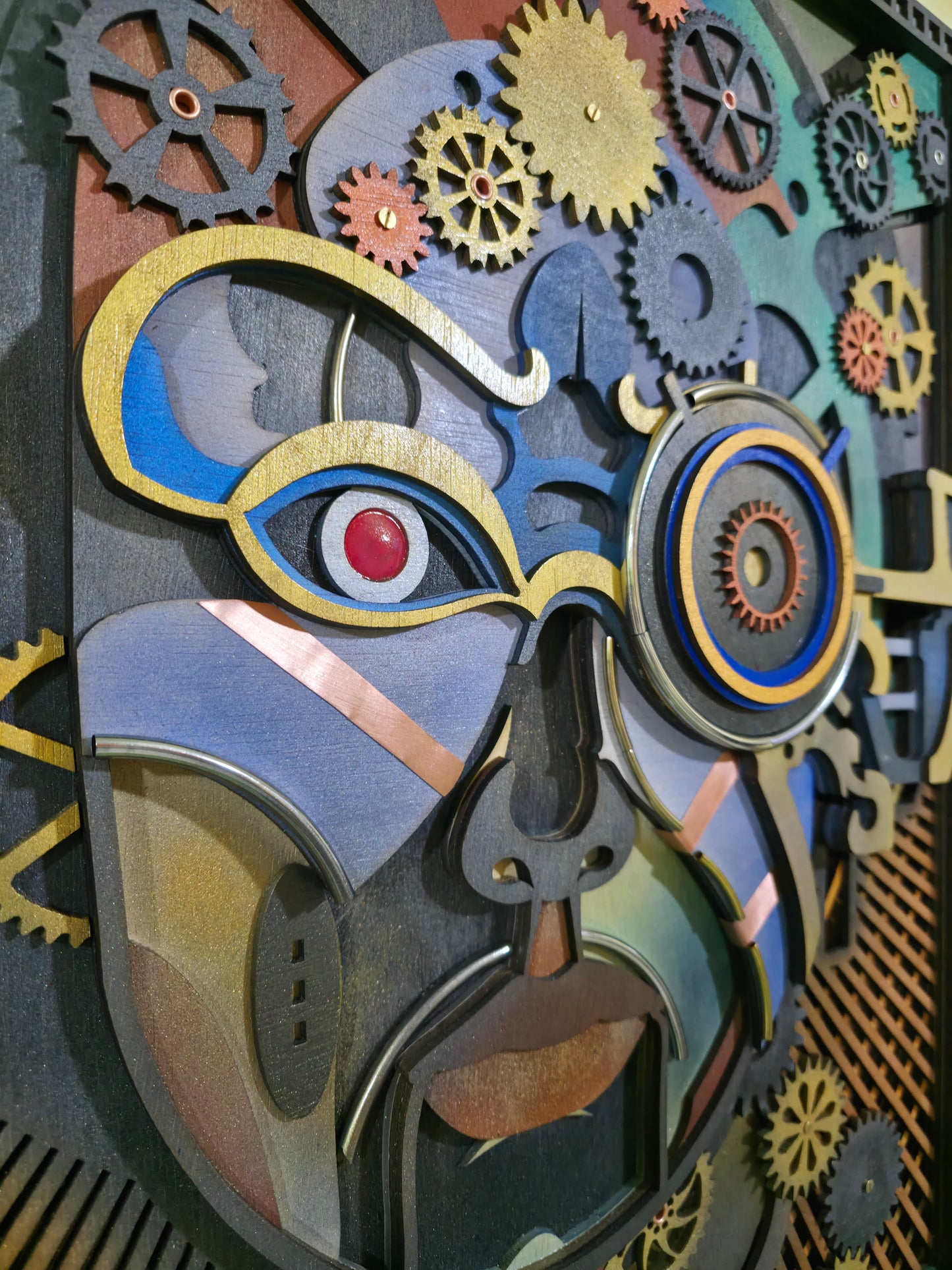 Tablou tridimensional Steampunk man