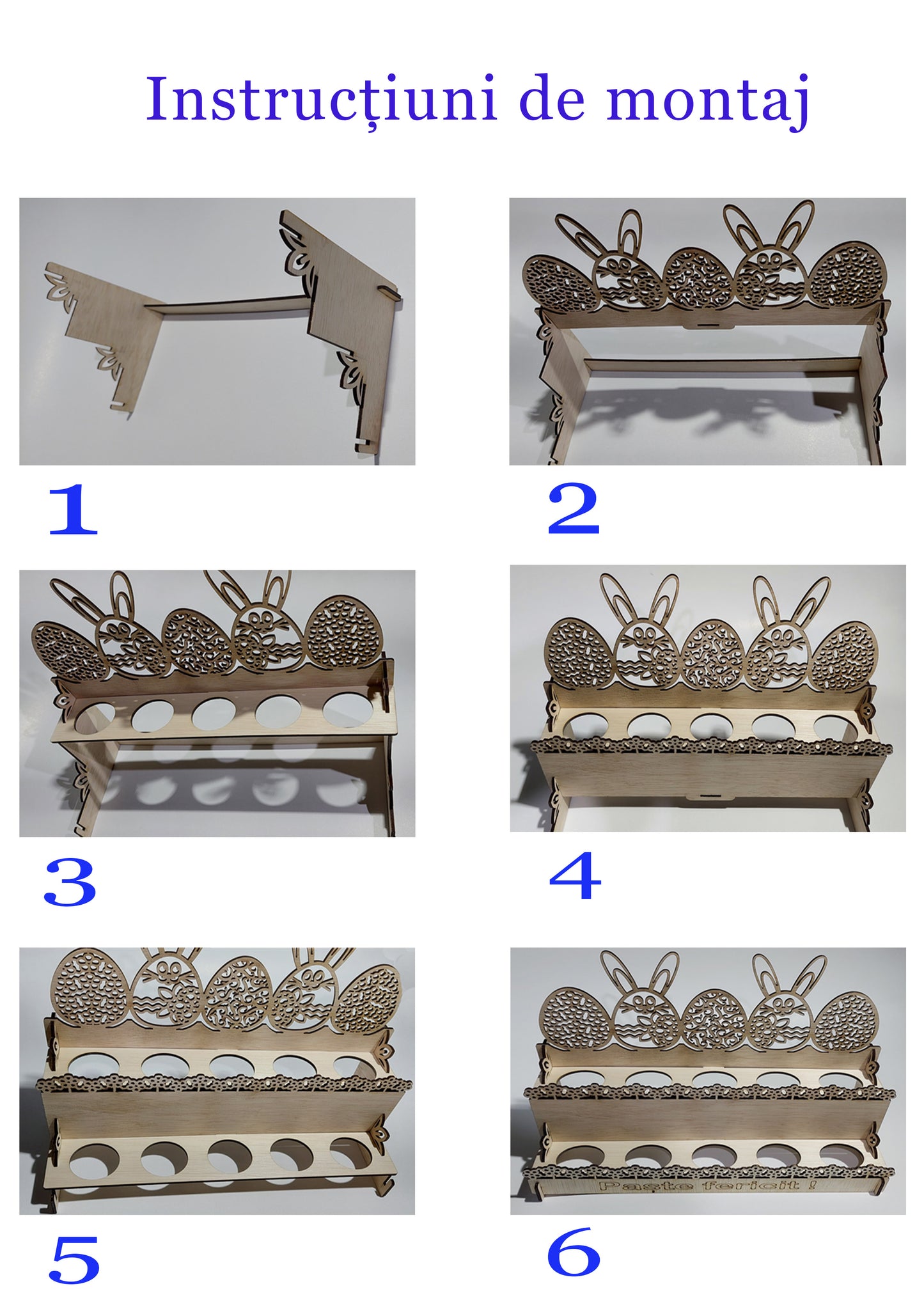 Suport pentru 10 ouă de Paște