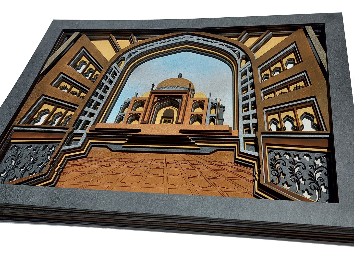 Taj Mahal - mandala din lemn