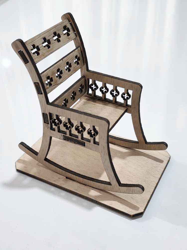 Balansoarul lui Moș Crăciun 13x13x9 cm