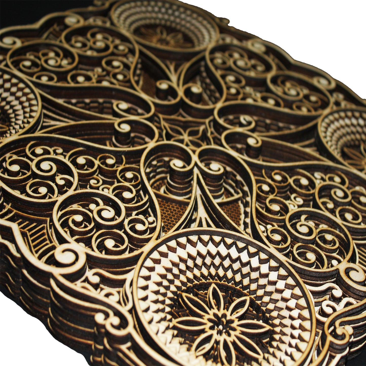 Claire - mandala din lemn