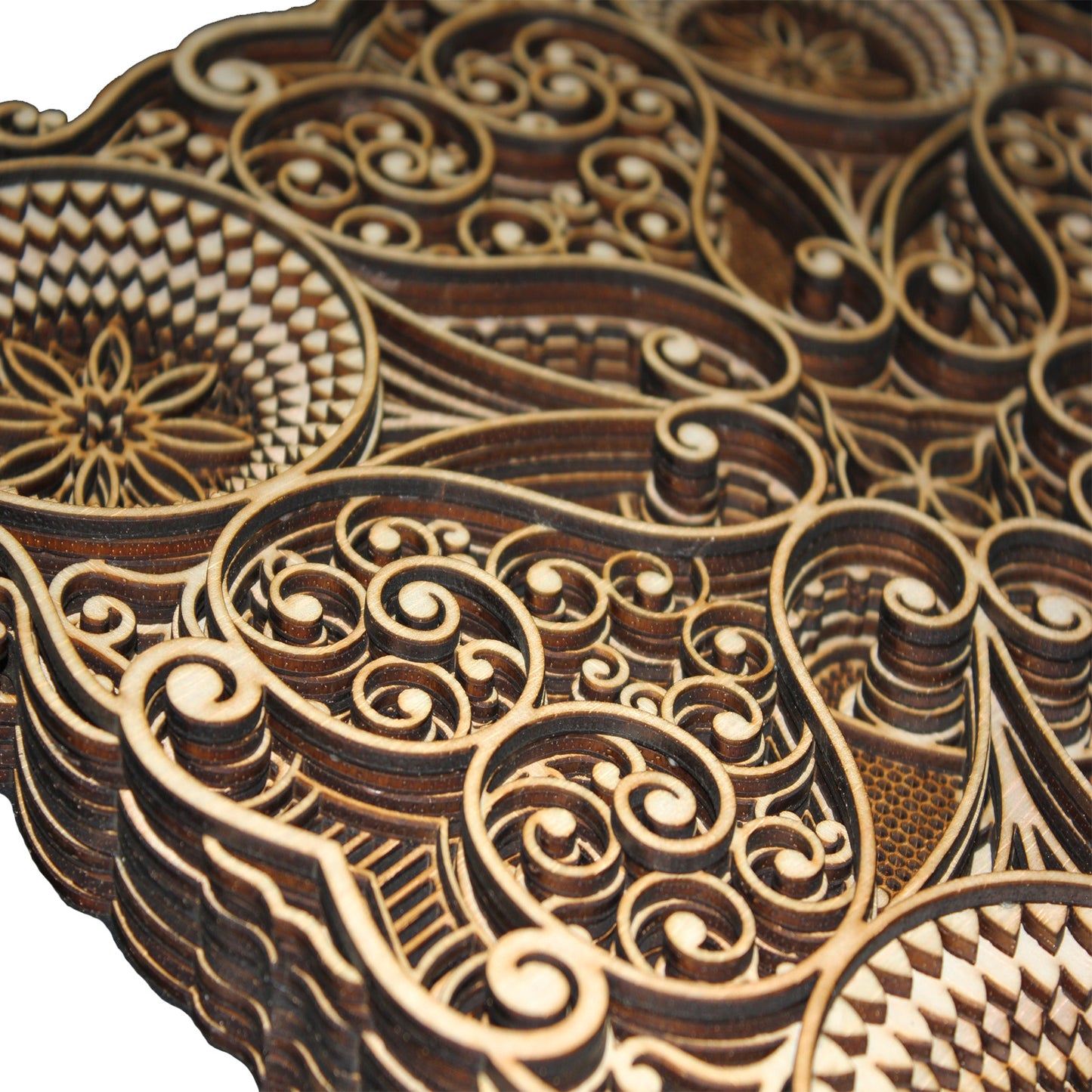 Claire - mandala din lemn