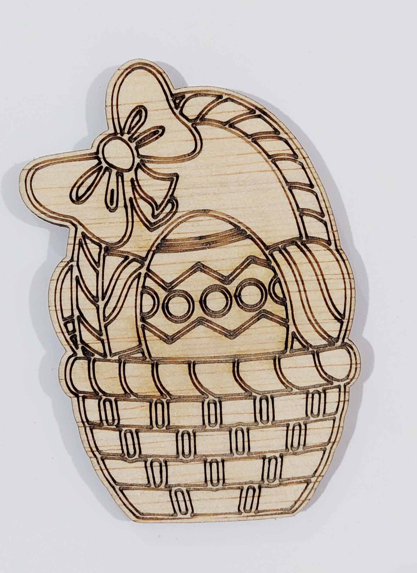 Figurină cu magnet- Coș cu ouă