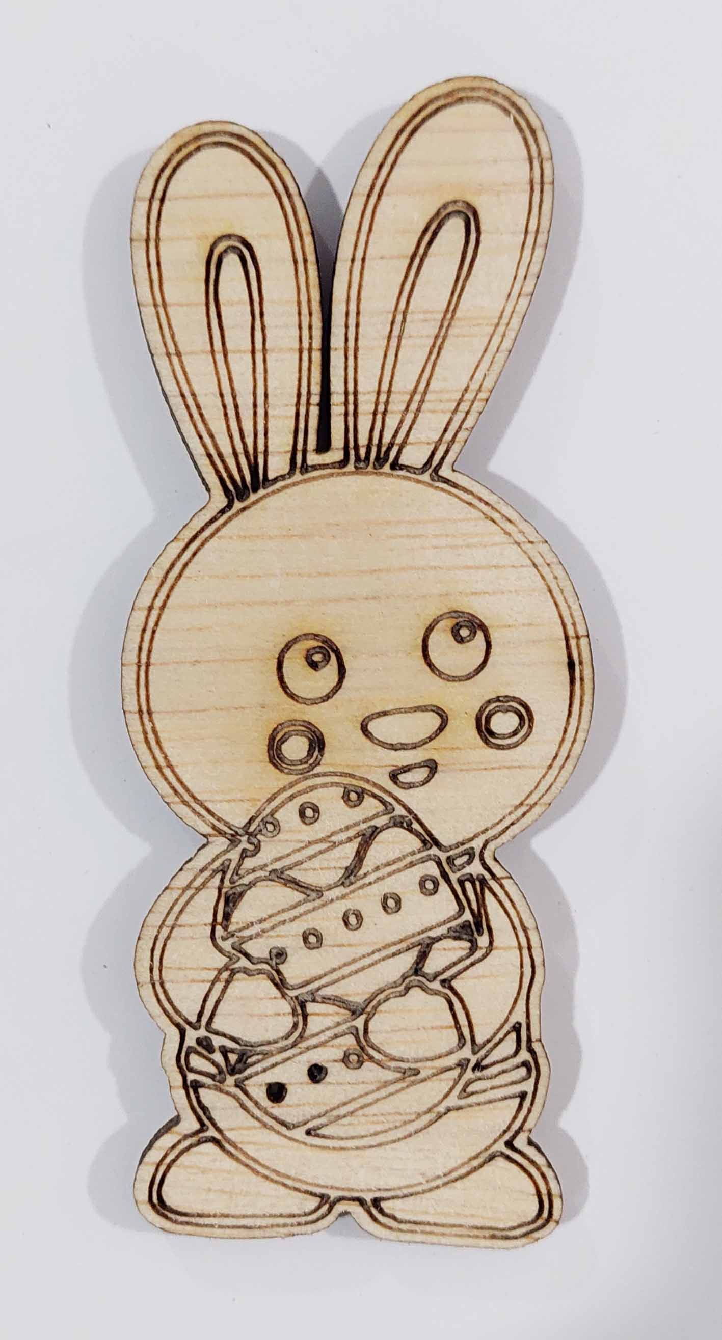 Figurină cu magnet- Iepuraș nehotărât