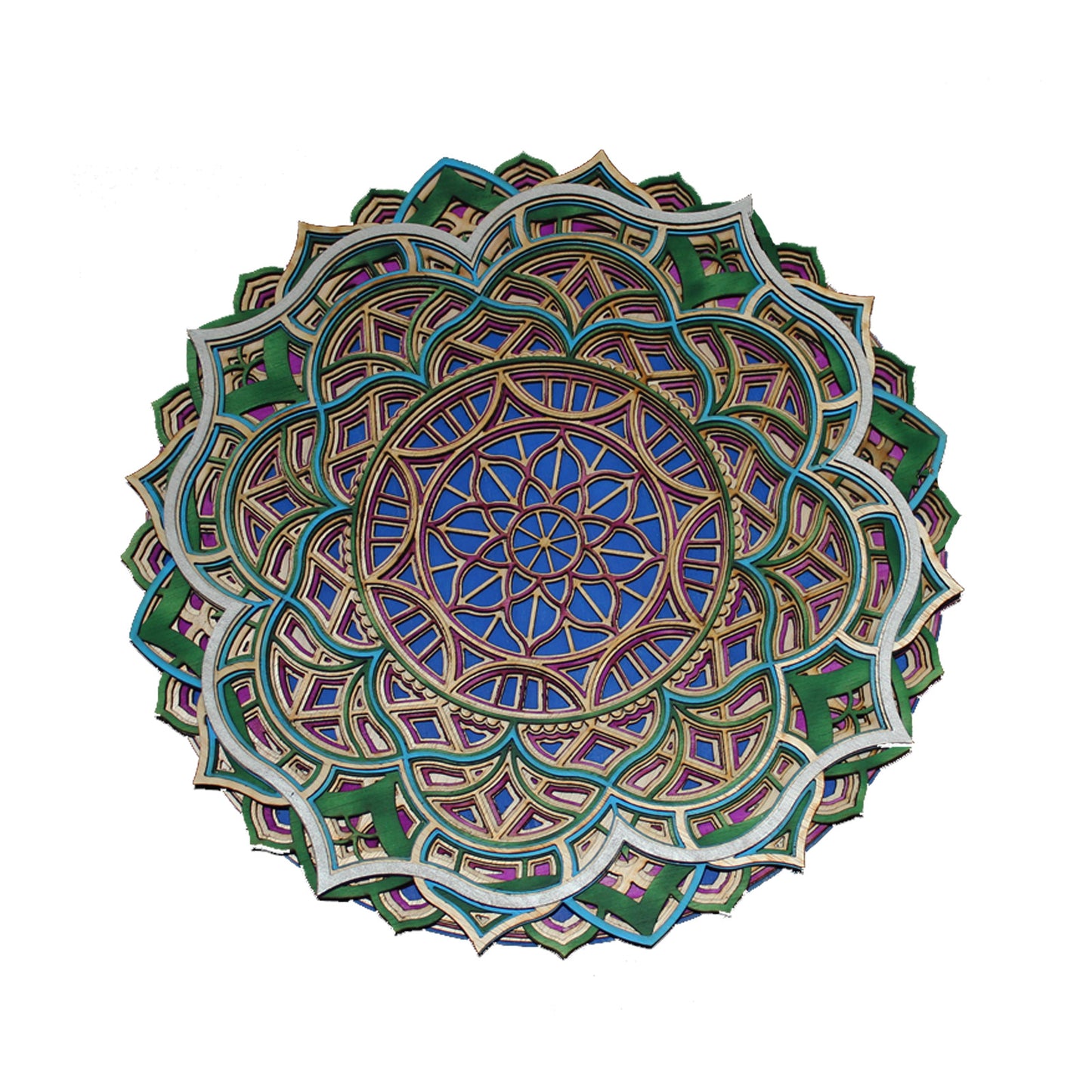 Greta - mandala din lemn