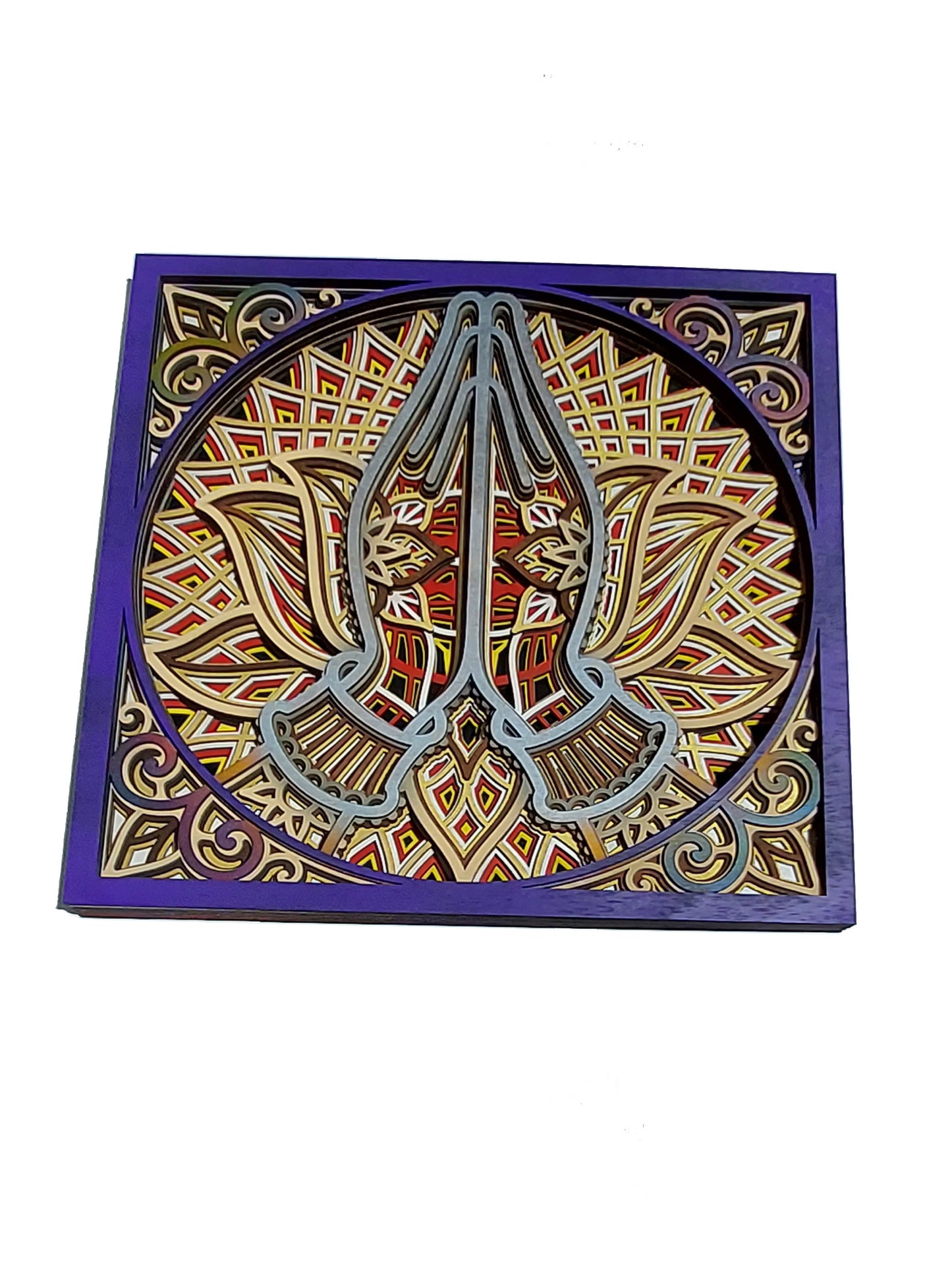 Namaste - mandala din lemn