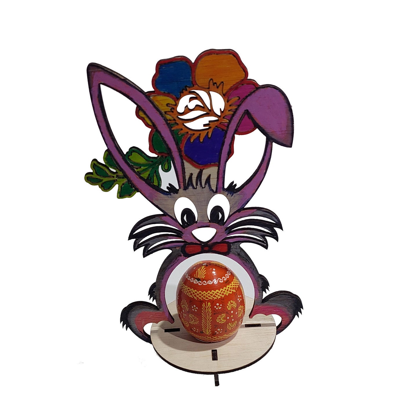 Suport pentru 1 ou de Paște- Iepuraș