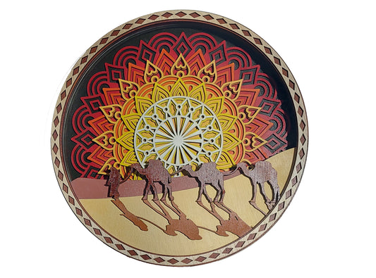 Mandala din lemn Caravanserai