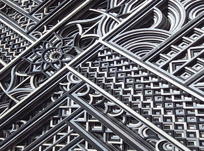 Mandala din lemn Hermes