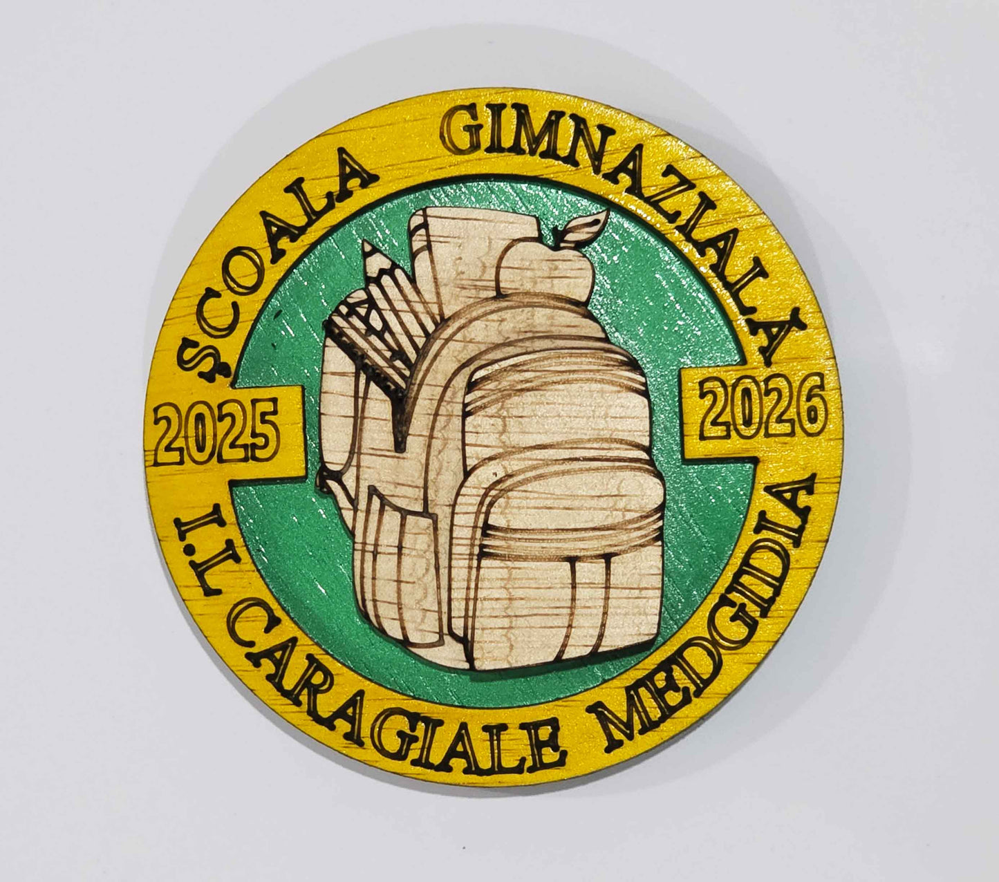 Magnet personalizabil - Început de an școlar - ghiozdan