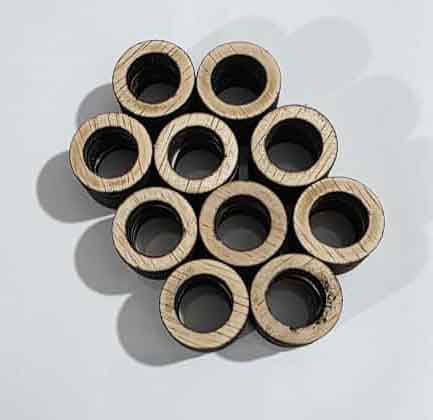 Brad de Crăciun în straturi 3D - 32 cm