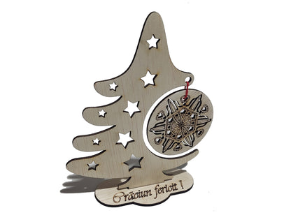 Brad de Crăciun cu poza ta - 18x15,5 cm