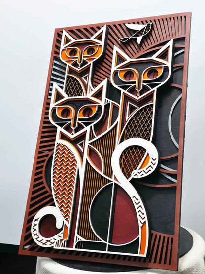 Mandala Crazy cats