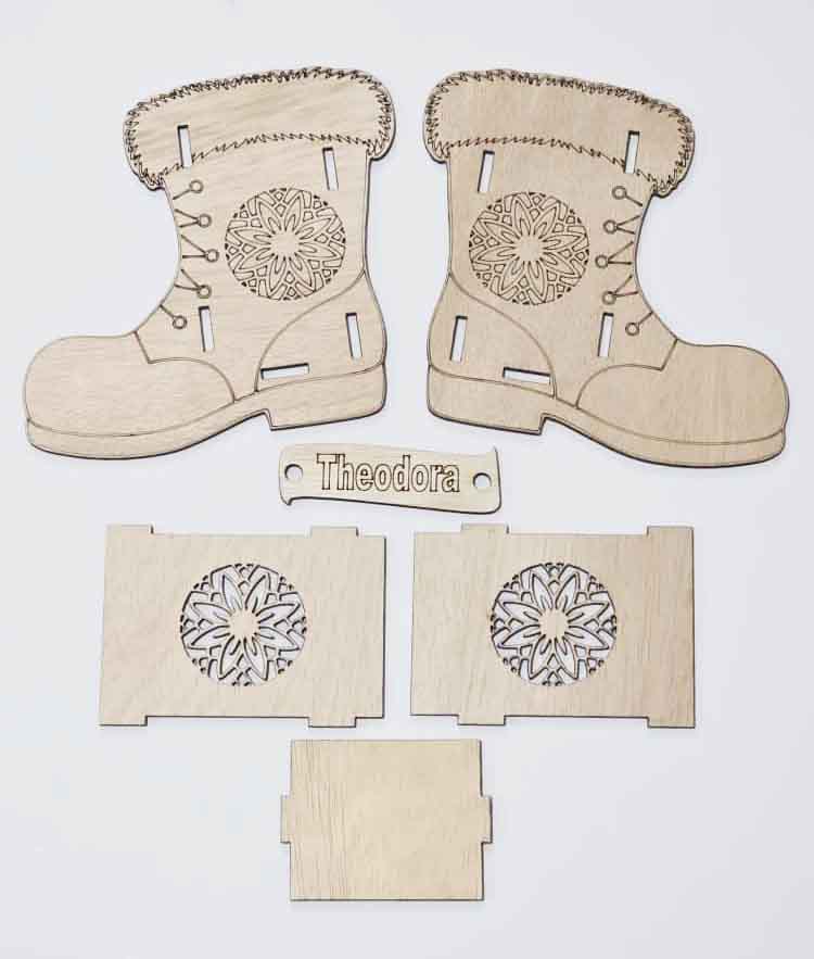 Gheata lui Moș Nicolae 3D - personalizabilă, 18x18x9 cm