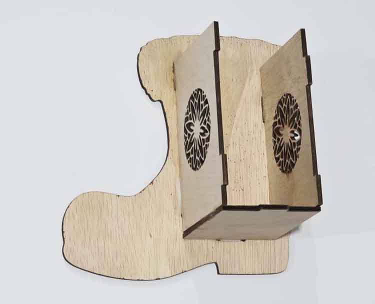 Gheata lui Moș Nicolae 3D - personalizabilă, 18x18x9 cm