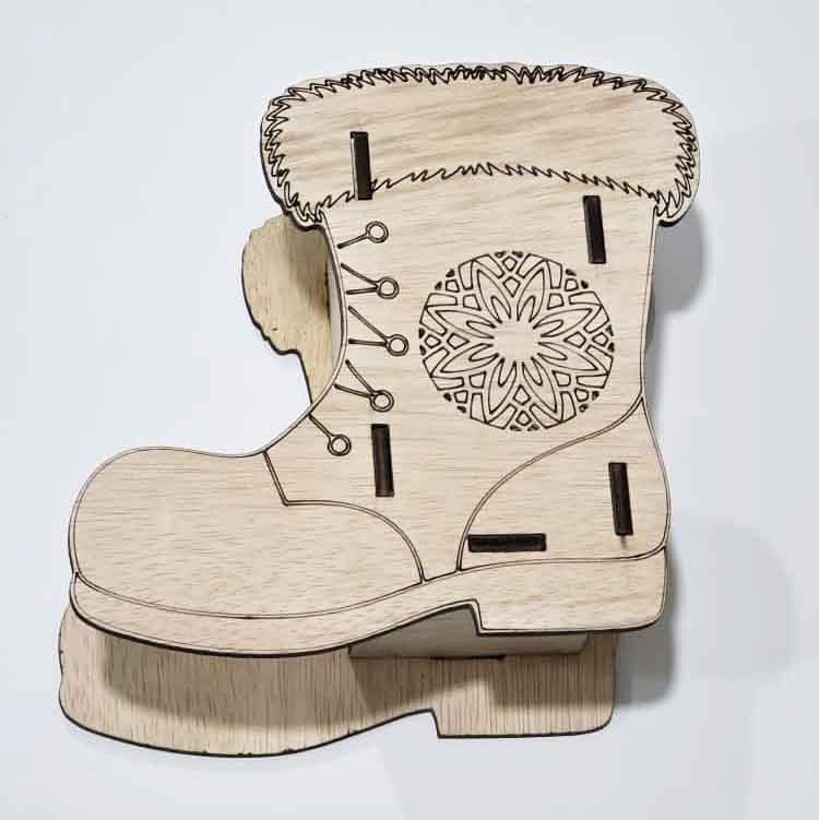 Gheata lui Moș Nicolae 3D - personalizabilă, 18x18x9 cm