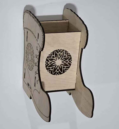 Gheata lui Moș Nicolae 3D - personalizabilă, 18x18x9 cm