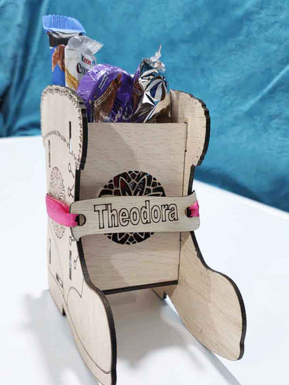 Gheata lui Moș Nicolae 3D - personalizabilă, 18x18x9 cm