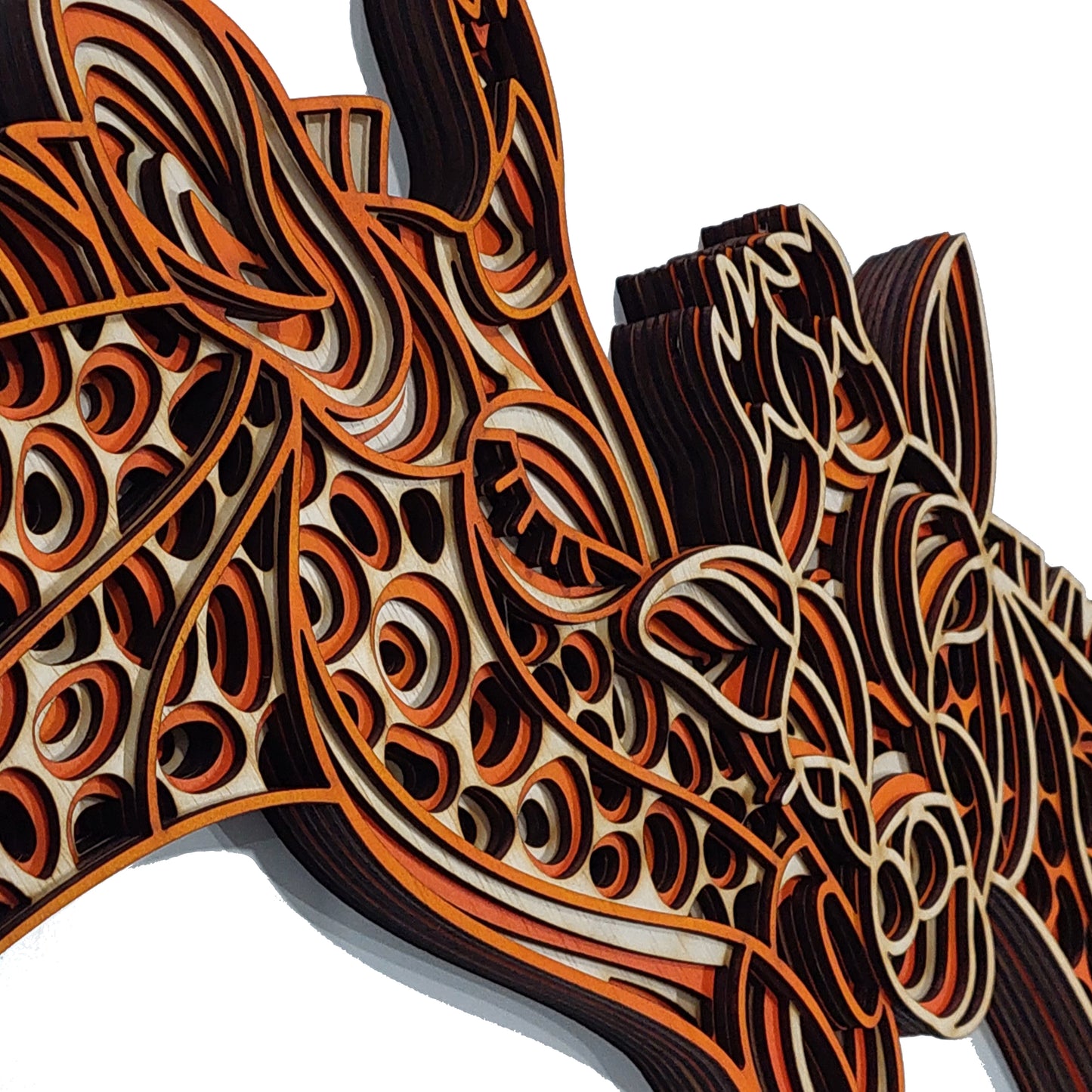 Mandala 3D Girafe