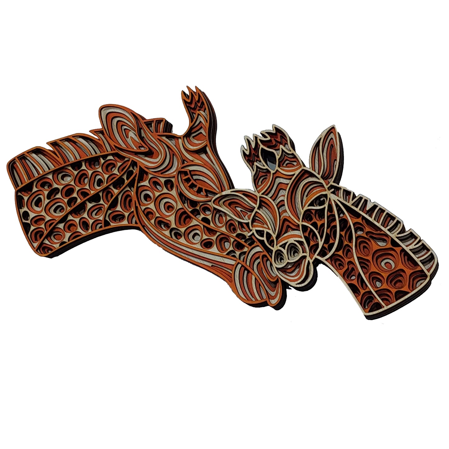Mandala 3D Girafe