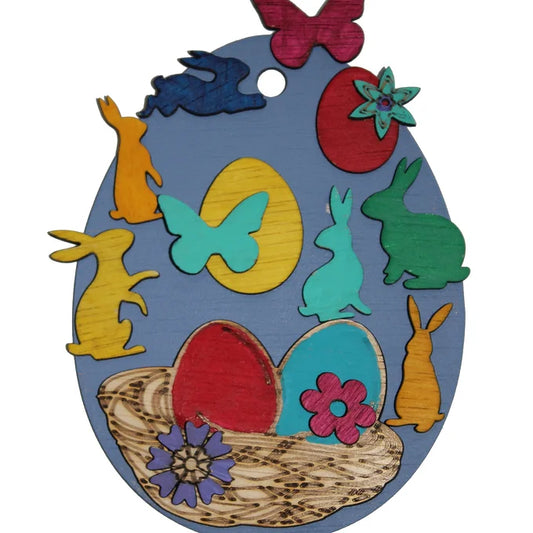 Set decorativ - Ou de Paște - model 1
