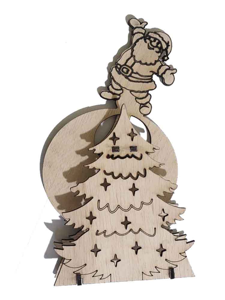 Pendul cu Moș Crăciun 23x12 cm