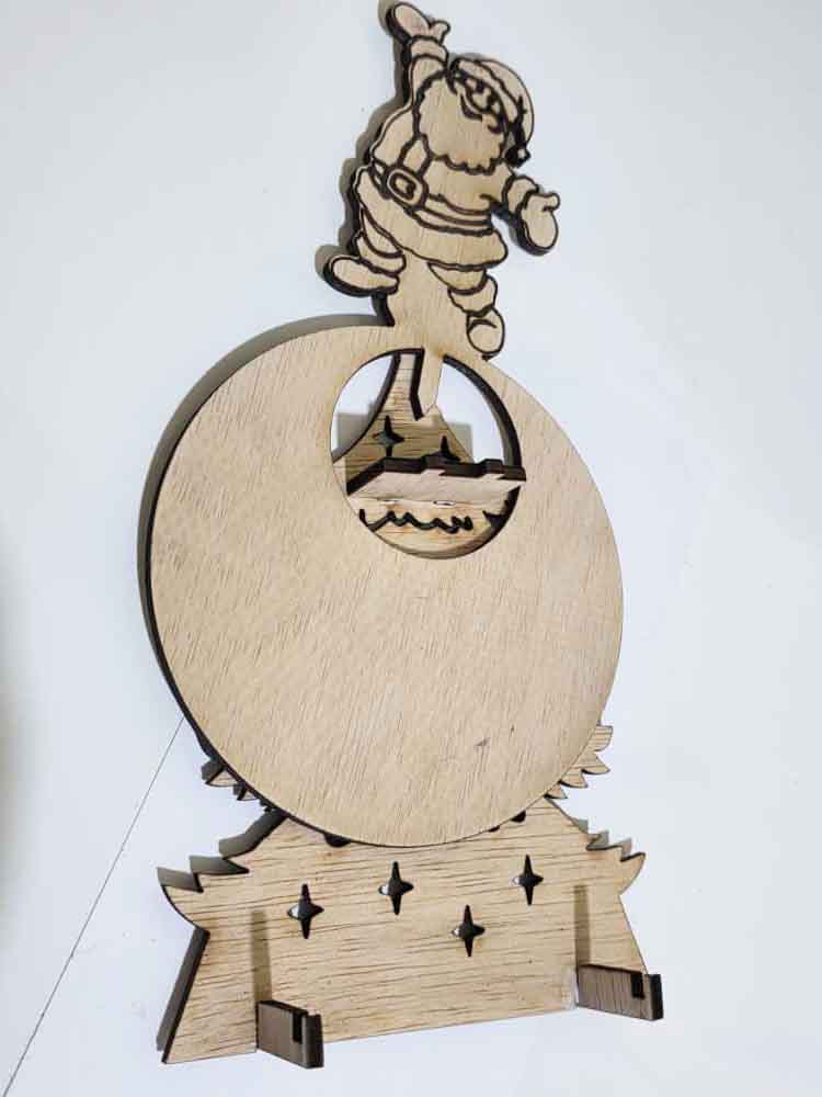 Pendul cu Moș Crăciun 23x12 cm