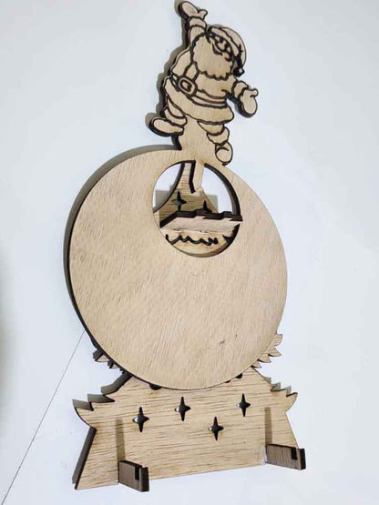 Pendul cu Moș Crăciun 23x12 cm