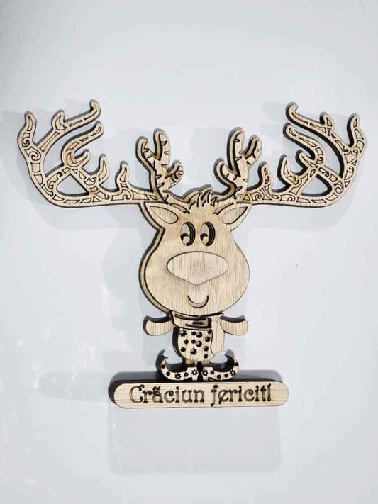 Statuetă multi-strat Rudolph 22x18x3,6 mm